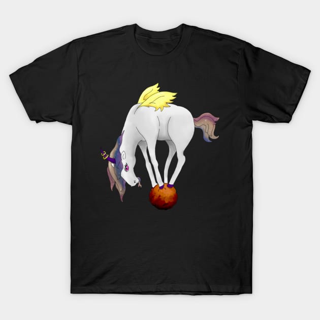 Unicorn in Space T-Shirt by Unihorse